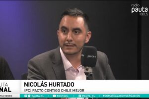 Nicolás Hurtado en el debate municipal en Radio Pauta